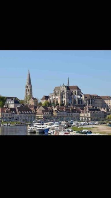 Bel Appart Au Bord De L'Eau Proche Gare Avec Wifi Auxerre Dış mekan fotoğraf